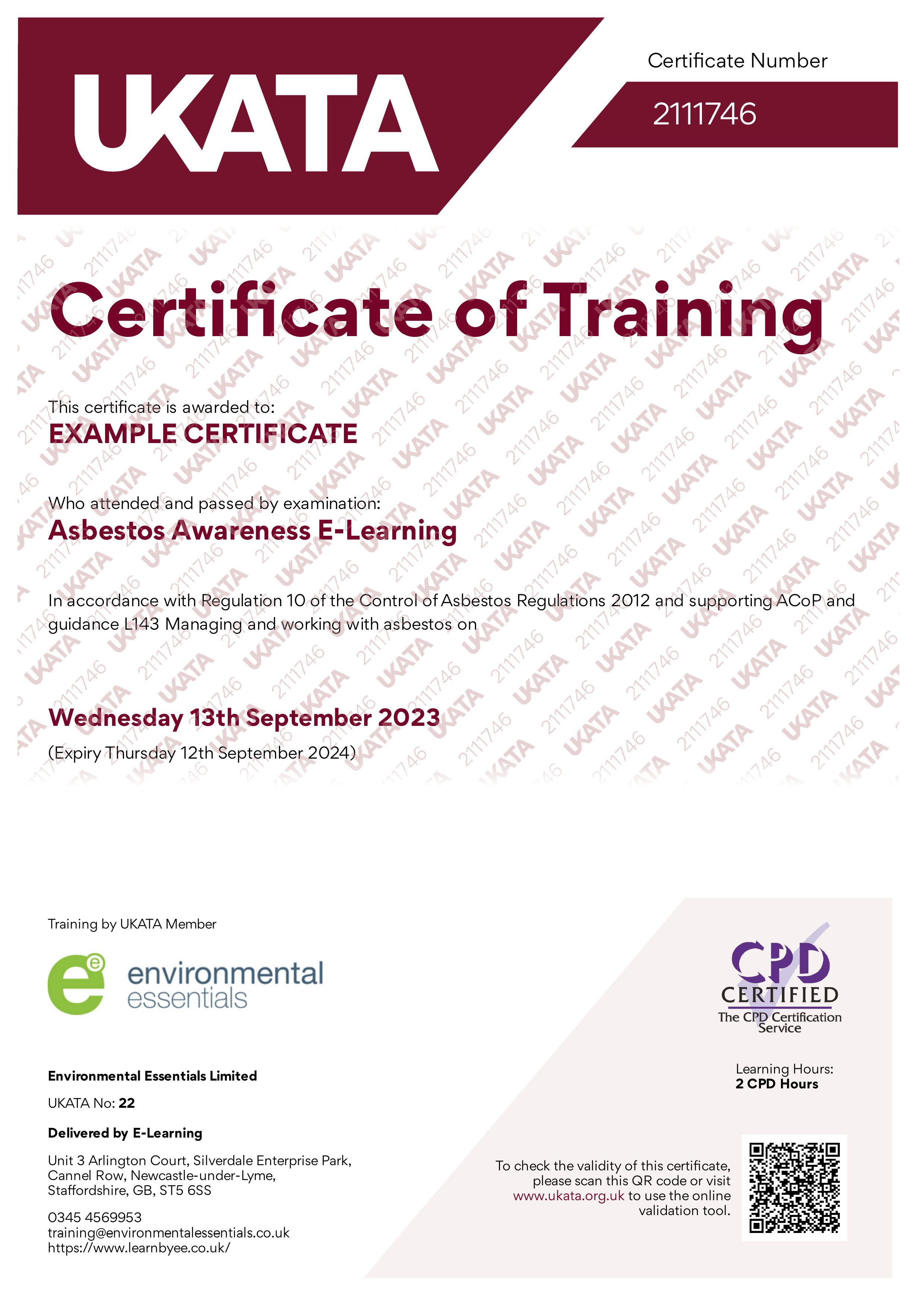 UKATA Certified Asbestos Awareness Training Online Course ...